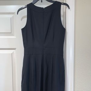 Black jcrew suit dress